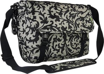 BECK Messenger Decoration Fietstas Black/White