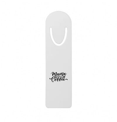 Hacebo® - Mama needs Coffee metalen boekenlegger - Koffie - Koffie liefhebber - Geschenk - Cadeau - Gift Bladwijzer boekenleggers - 12.7 cm x 3.2cm