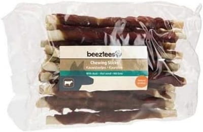 Honden Korte Kauwsticks met Eend en Rundhuid - 20 Stuks