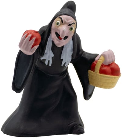 Bullyland 12485 – Speelfiguur en verzamelfiguur Boze Heks uit Disney’s Sneeuwwitje – ca. 6,5 cm – levensecht en detailrijk vormgegeven – ideaal als taartfiguur en klein cadeautje voor kinderen vanaf 3 jaar
