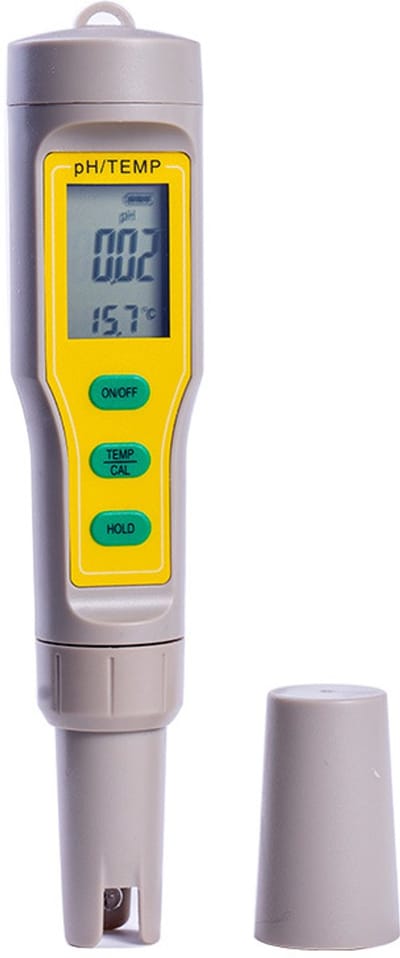 Digitale watermeter / pH-meter voor wateranalyse