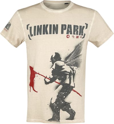 Linkin Park T-shirt - Hybrid Theory - S tot 4XL - voor Mannen - gebroken wit