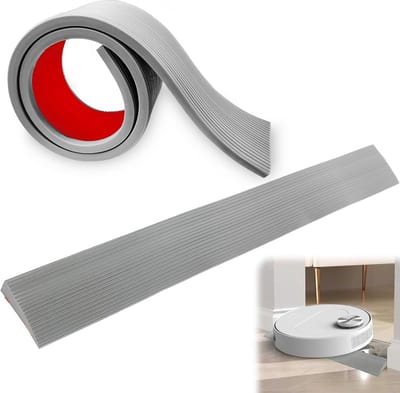 Drempelhulp Overgangsstrip 100x5.5x1.5 cm Antislip voor Rolstoel, Kinderwagen en Scooter