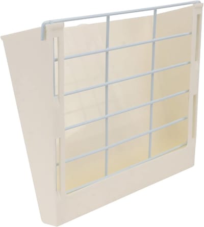 Hooi Houder - Voerbak Kleine Dieren - Voorkomen Voedselverspilling - Meerdere Voer Gaten - 22.3 cm - Beige