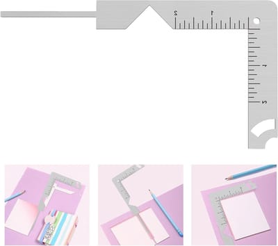 Handboek voor Boekbinding, 5-in-1 Gereedschap voor Boekomslagen, Scrapbooking en Creatieve Projecten van Metaal en Ijzer