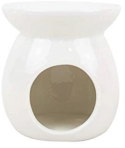 Keramische oliebrander met lange brandduur inclusief 9 Wax Melts