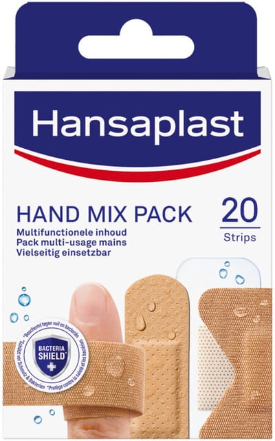 Hansaplast Mix Pack - 2 x 20 stuks - Voordeelverpakking