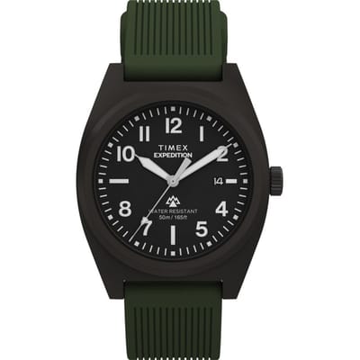 Timex Expedition North Capstone TW2Y18000 Horloge - Siliconen - Groen - Ø 39 mm