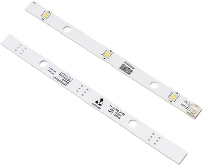 Set van 2 LED Koelkastlampen, Universele Vervangmodule voor Binnenverlichting 12V Koelwit, Geschikt voor Diverse Modellen en Energiebesparend