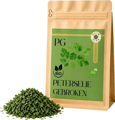 Peterselie Biologisch Verkruimeld – 50 gr – Fris Kruid – 100% Natuurlijk – Veelzijdig Gebruik – Ocin Vita
