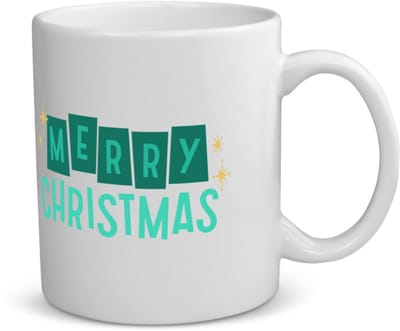 Akyol - kerst merry christmas koffiemok - theemok - Kerstmis - kerst beker - winter - kerst - christmas - kerst cadeau - 350 ML inhoud