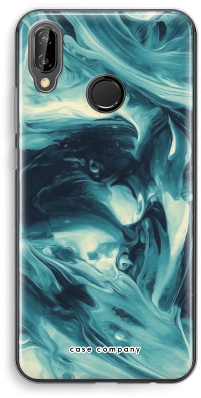 Case Company® - Hoesje geschikt voor Huawei P20 Lite hoesje - Dreaming About Whales - Soft Cover Telefoonhoesje - Bescherming aan alle Kanten en Schermrand