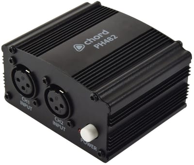 Chord PH482 dubbele Phantom power voor condensator microfoons