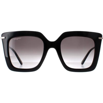 Salvatore Ferragamo SF1041S 001 zwarte rook gradiÃ«nt zonnebril