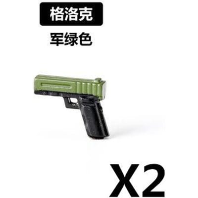 Style militaire Armes de haute qualité Bâtiment de haute qualité Blocs de haute qualité 98K bicolore de haute qualité Pistolet de haute qualité US de haute qualité black