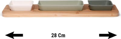 Senza Bamboe Tapasplank Groen