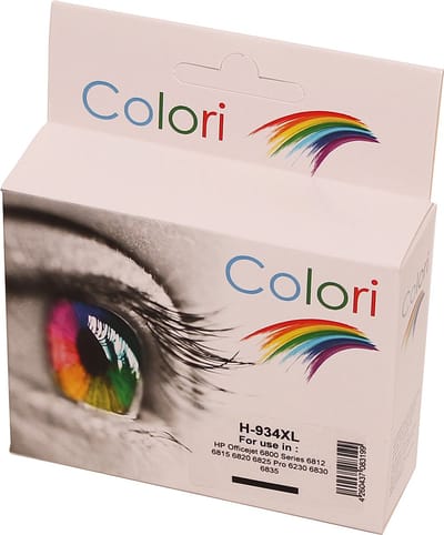 Colori huismerk inkt cartridge geschikt voor HP 934XL 934 XL Zwart voor HP OfficeJet 6800 Series 6812 6815 6820 6825 Pro 6230 6830 6835