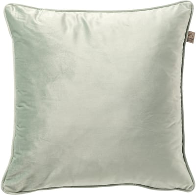 Dutch Decor FINN - Sierkussen 60x60 cm - velvet - effen kleur - Jadeite - lichtgroen - Inclusief binnenkussen - Luxe kussens voor woonkamer & bank