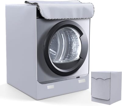 Waterdichte Beschermhoes Wasmachine - Zilveren Cover voor Voorlader (60x53x85 cm)