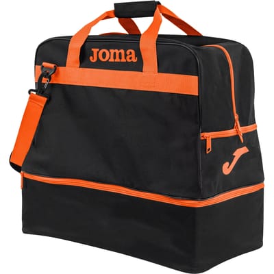Joma Training III (Large) Sporttas Met Bodemvak - Zwart / Oranje | Maat: UNI