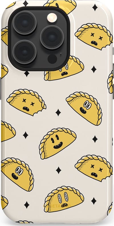 Casetastic Hoesje Geschikt voor Apple iPhone 15 Pro Magsafe - Stijlvolle Beschermende Duo-layer Case - Pastei gerei