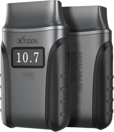 XTOOL Anyscan- OBD2 Scanner Bluetooth- OBD2 Bluetooth autoscanner- met 13 Resets Code Reader CAN FD Alle Software- Zwart (met kabel)