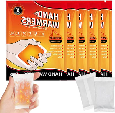 Verpakking met 5 paar luchtgeactiveerde handwarmers - tot 10 uur warmte - handschoenen - tassen - outdoorsporten.