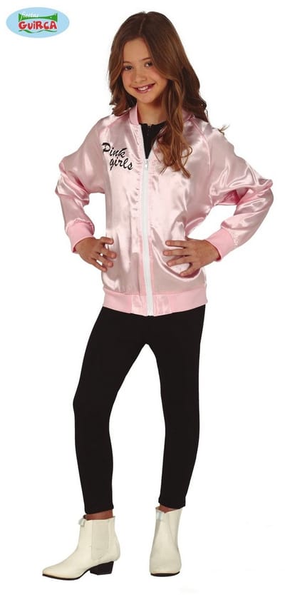 Fiestas Guirca - Pink Girls jasje (7-9 jaar) - Carnavalskleding - Carnaval - carnavalskleding 2027 - Carnaval kostuum