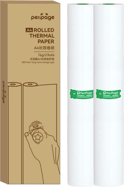 Peripage A40 - 2x Thermische papier rollen - Printpapier