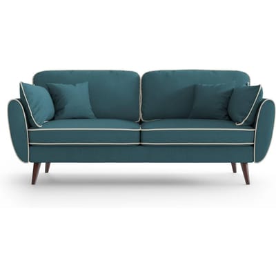 3-zitsbank Zara linnen met contrast piping | NADUVI Collection