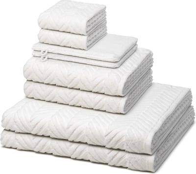 Ross Sonstiges 2 X washandjes 2 X gasten- 2 X douche- 2 X handdoek - in set 8 pack Sensual Skin