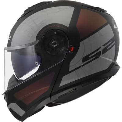 LS2 FF908 Strobe II Orion Mat Zwart Paars Blauw 06 Systeemhelm - Maat XS - Helm