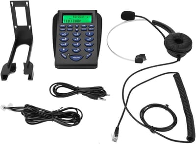 Vaste Telefoon - Kantoor Telefoon - Zakelijk Bellen - Met Nummerherkenning - 177 x 135 cm - Zwart