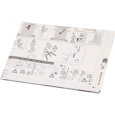 AEG sjabloon, deurpaneel, sleepscharnier 140186273151