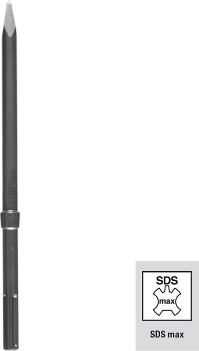 KWB puntbeitel voor breekhamer - 280 mm - Ø 18 mm - SDS Max