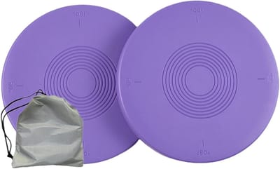 Balansbord Training - Pirouette Draaischijf - Verbeter Balans - Antislip Rubber - 20.5 cm - Paars