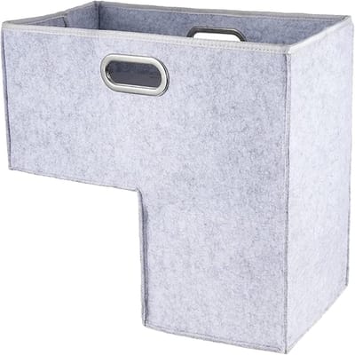 Trapmand - Trappenmand Opberger - Ruimte Besparen - Opvouwbaar Ontwerp - 23B x 2H cm - Grijs