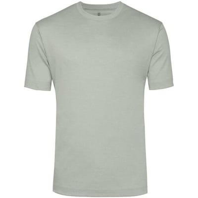 Desoto T-Shirt Roundneck Uni Piqué Licht Groen / male