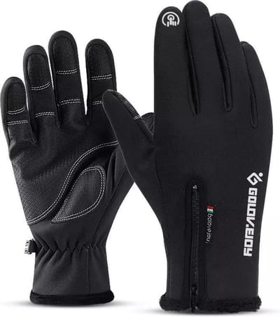 Luxe thermo handschoenen - maat XL - fleece binnenkant - regenbestendig