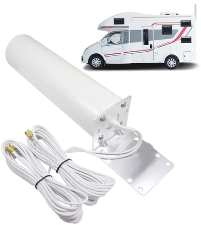 Wifi Versterker - Signaal Booster - Buiten Bereik - Waterdicht Ontwerp - 5 Meter Kabel - Zwart