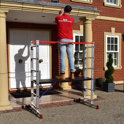 Home Master 5-in-1 Multifunctionele Ladder & Steiger – EN131 Gecertificeerd – Draagvermogen 150 kg – Lichtgewicht Aluminium Constructie