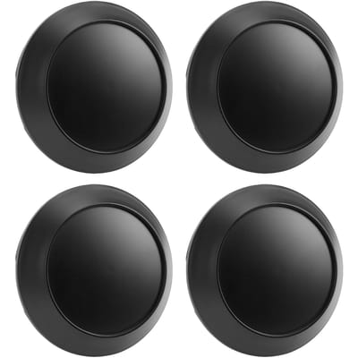 4 stuks Wielnaafdop 102 mm Buiten Diameter 94 mm Binnen Diameter Roestvrij Zwart Voertuig Velg Naafdop Universeel voor Auto