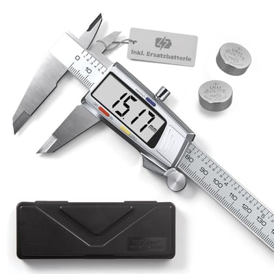 Monzana® Schuifmaat Digitaal - RVS 150mm - LCD Display