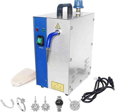 Professionele Stoomreiniger - Hoge Druk Reiniger - Sieraden Reinigen - 135°c Hoge Temperatuur - 2 Liter Tank - Meerkleurig