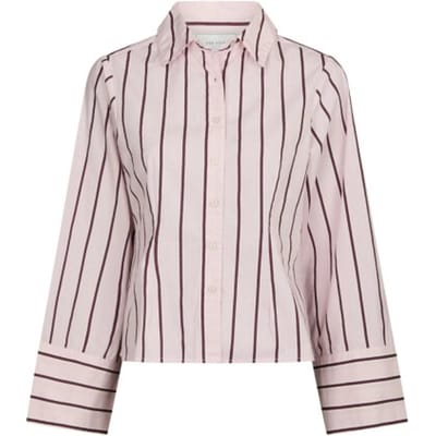 Neo Noir rosa wide stripe shirt 169704 754 light pink