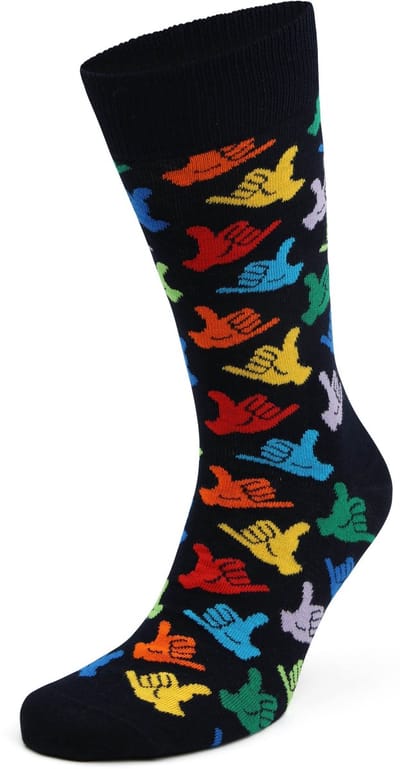 Happy Socks Sokken Hang Loose - Maat 41-46 - Heren - Grappige sokken - Halfhoge sokken