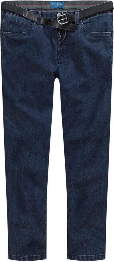 Boston Park - Heren - Jeans swing pockets - Donkerblauw denim - Maat 52