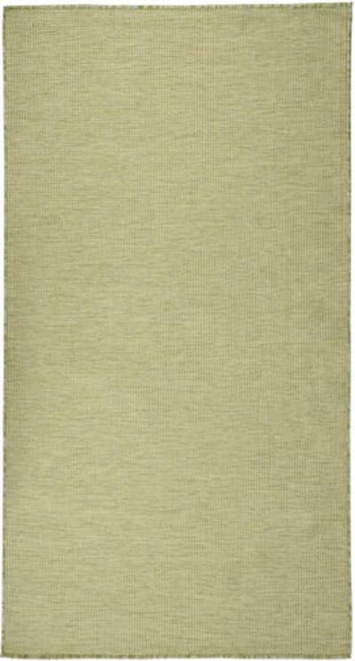 vidaXL - Buitenkleed - platgeweven - 80x150 - cm - groen