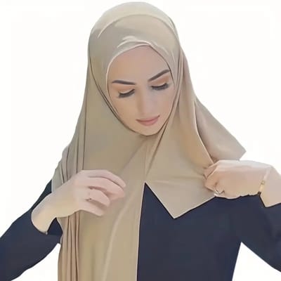 Nivard Hoofddoek - Hijab - Dames - Abaya - Sjaal - Islamitische Kleding - Moslim Kleding - Alhamdulillah - Zwart