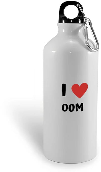 Hacebo® - I love oom waterfles - Oom - de liefste oom - verjaardag - cadeautje voor oom - oom artikelen - kado - geschenk - water fles - 400ML
